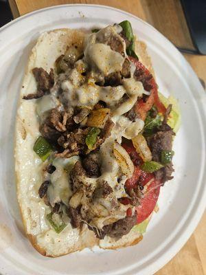 Cheese steak sub