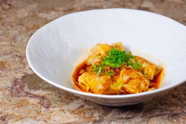 Spicy Wonton - Sichuan Style Shrimp & Pork Wonton with Chili Oil