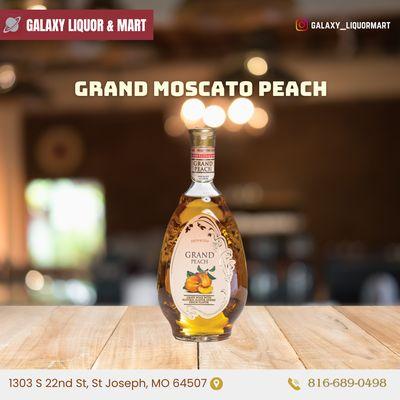 ChatGPT said:
Grand Moscato Peach is now in stock at GalaxyLiquor&Mart, delivering a luscious blend of sweet peach and sparkling Moscato