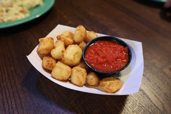 Cheese Curds as a side at The Empire
