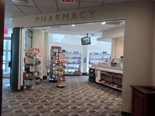 Pharmacy on the first floor