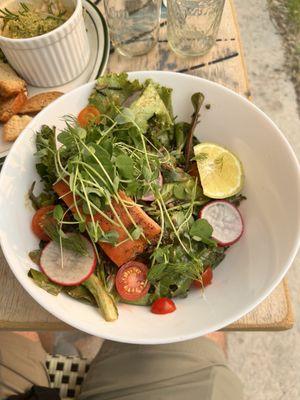 Smoked Salmon Grower Bowl