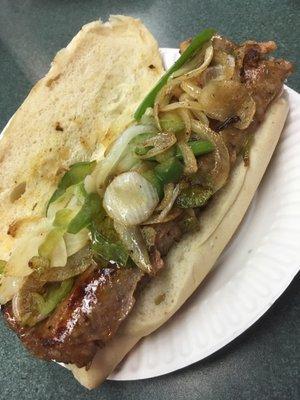 half pounder-sausage