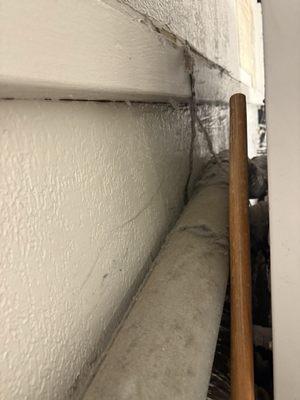 More lint and the venting system isn't properly installed