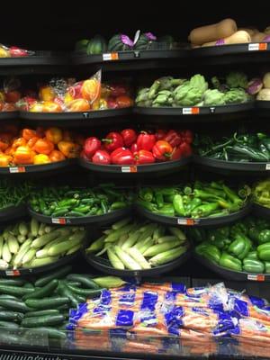 Beautiful produce displays