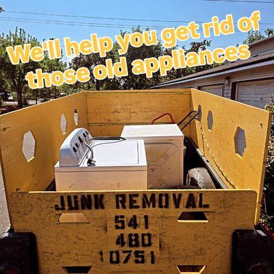 We recycle appliances