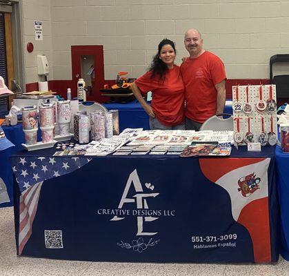 My wife and I ,we work together for all your custom personal and business needs