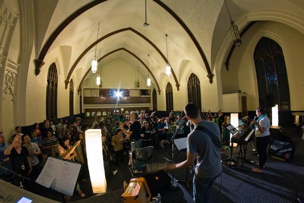 Night of worship and prayer.