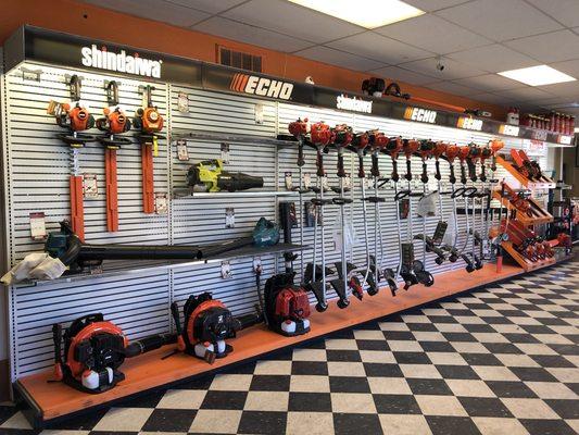 Chainsaw's, trimmer's, edger's, blower's you name it, we got it! We carry Shindaiwa, Echo, Makita, Honda and Toro