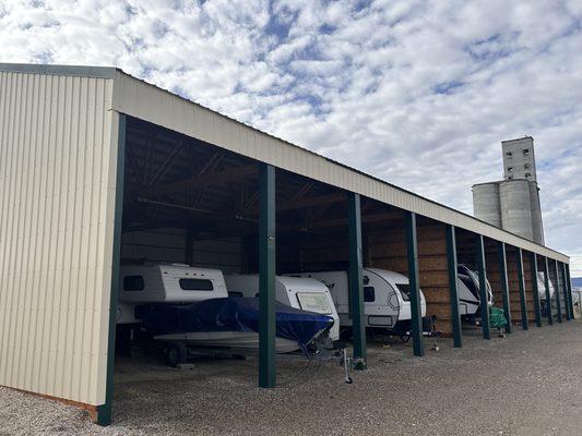 Covered RV Storage