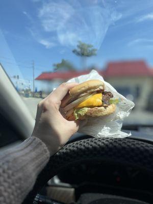 Cheese burger - Sunday special 2.49