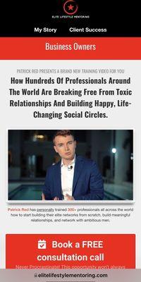 Coach Patrick Red seems alright in the videos, but in a free consultation they will insult you