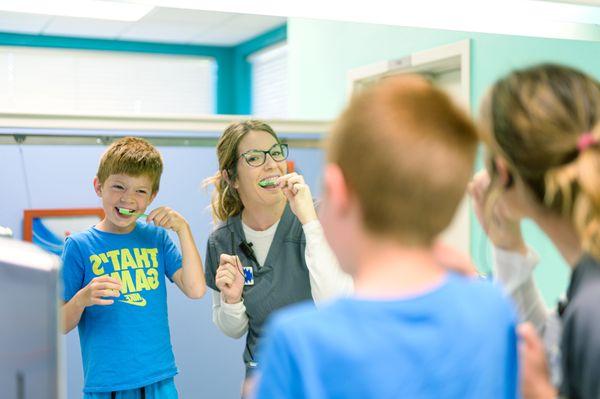 We love when your kids get excited to see us!