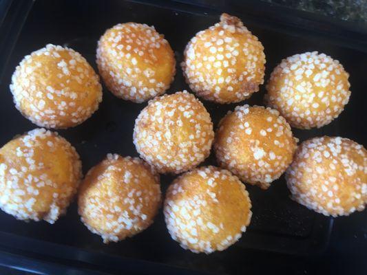 Coconut juice meteor balls