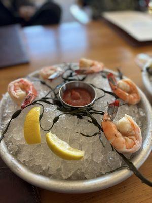 Delicious shrimp cocktail with perfect cocktail sauce