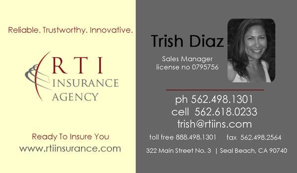 Trish Business card