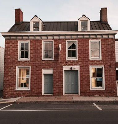 Historic building outside...