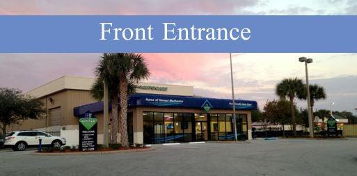 Front Entrance.    We do brake repair Ormond Beach, FL