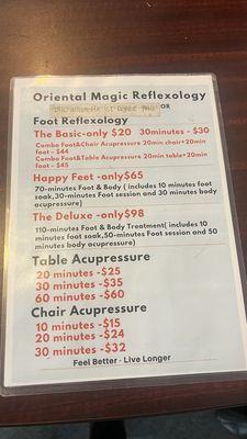 Oriental magic reflexology