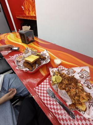 The Signature Fries and the 4 piece JAJA Tender Combo