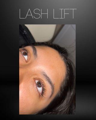Lash lift.