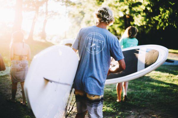 Forrest Paddle Boarding