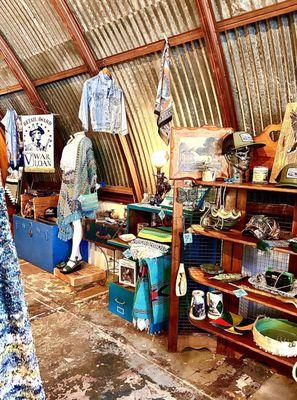 An eclectic assortment of vintage goods