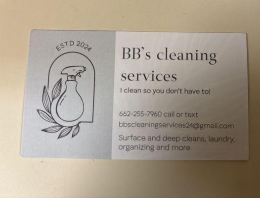 BB’s Cleaning Services