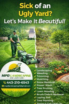 MPD Landscaping and Lawn Mowing