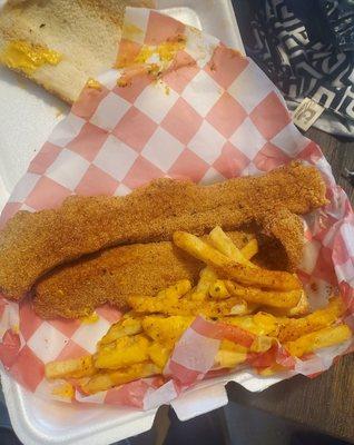 Catfish and fries lunch special