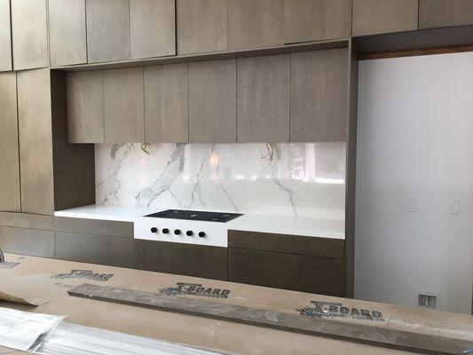 Affordable, great backsplash and countertop installation.