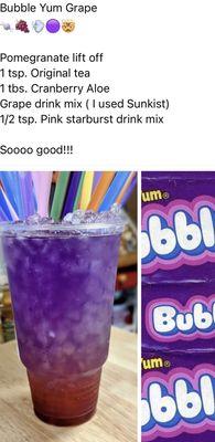 Sugars free energy drink with aloe