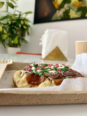 Nutella with sprinkles