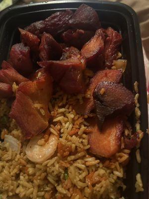 The meat was Dry as a powder house!