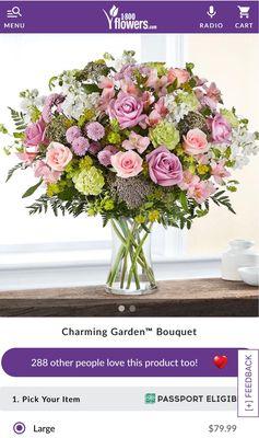 How the flowers are ADVERTISED...