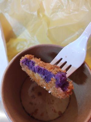 Purple Sweet Potato Croquette