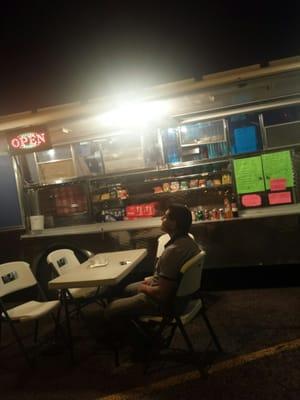 Dinner time after a yelp event.