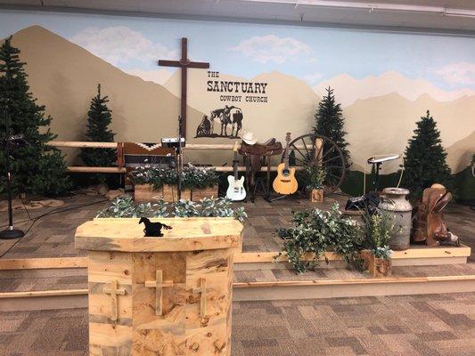 Great cowboy-themed country praise music