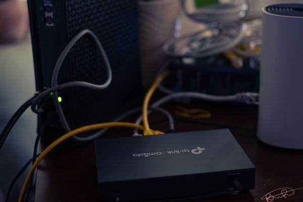 Messy network setup.