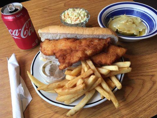 Fish Sandwich Dinner + Pierogie ...