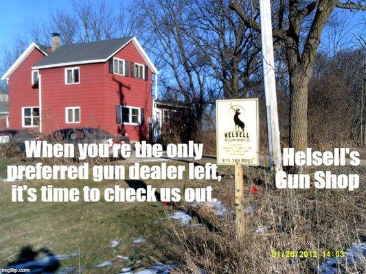 Our gun shop is located inside our home. Appointments necessary. Thank you for your business!