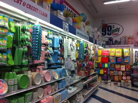 Wrapping paper, gift bags area, nice & neat!!!