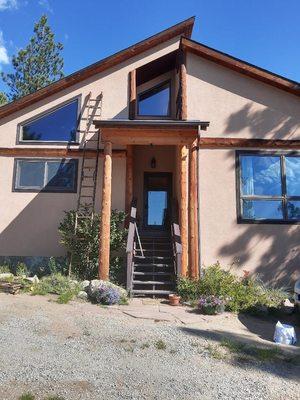 Exterior preparation and re-staining 40 years experiance