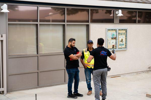 Our team is working Hard in Anaheim School District Project in summer 2024, where ACC provided site improvements over 6 schools in Anaheim!