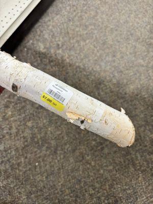 $7 for a 3' birch tree branch? WTF.