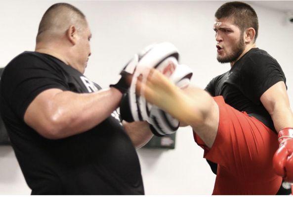 Coach Hector and Khabib Nurmagomedov