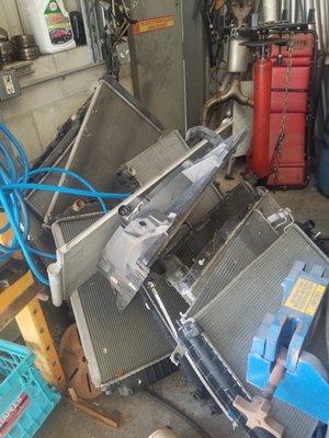 Changed many radiator, summer heat of Florida.
