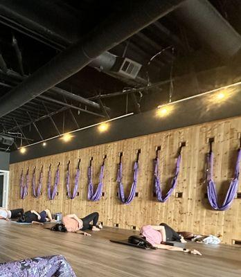 Wall yoga