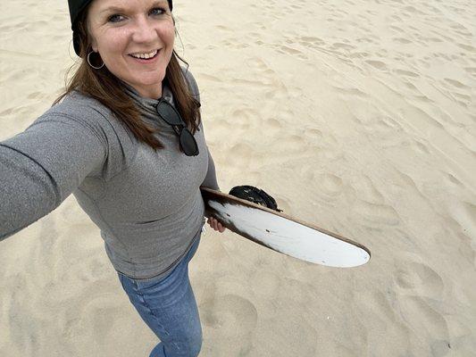 Sandboarding at Sand Master Park
