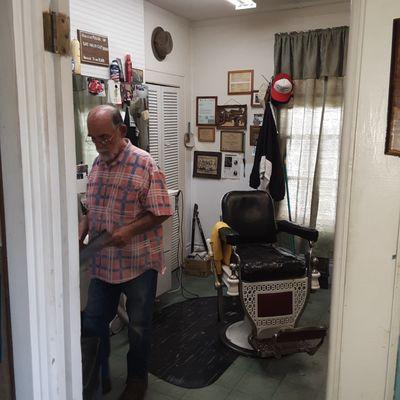 Sam Youngman, a Lifetime Local Barber excellant,.. Recently joined The Team.